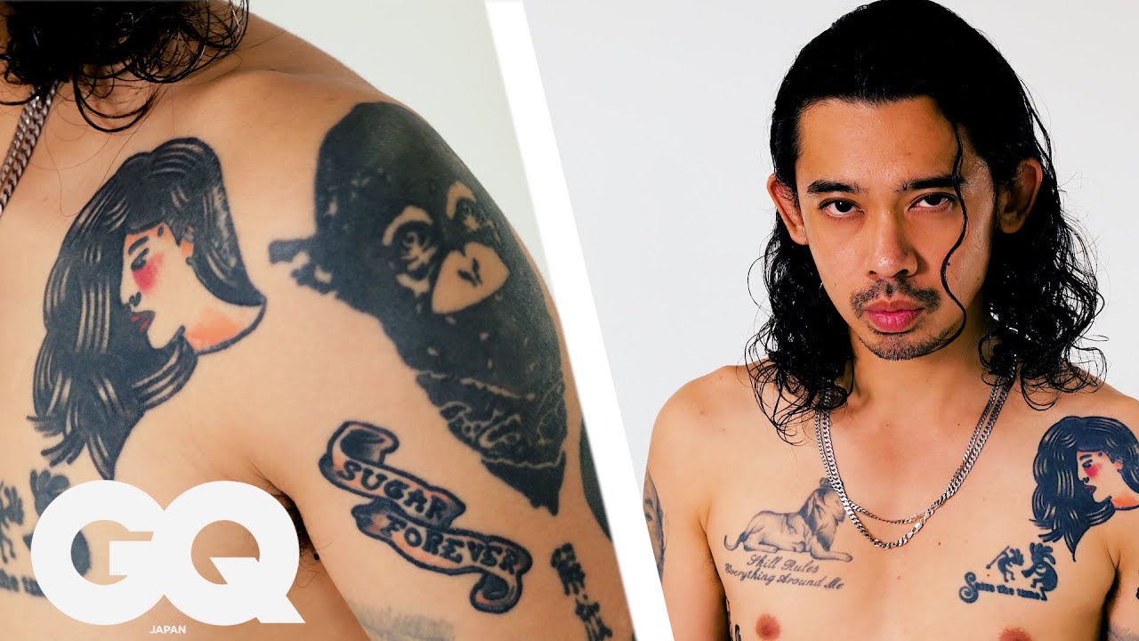ALIヴォーカル・LEOが体に刻んだタトゥーを紹介 | Tattoo Tour | GQ JAPAN