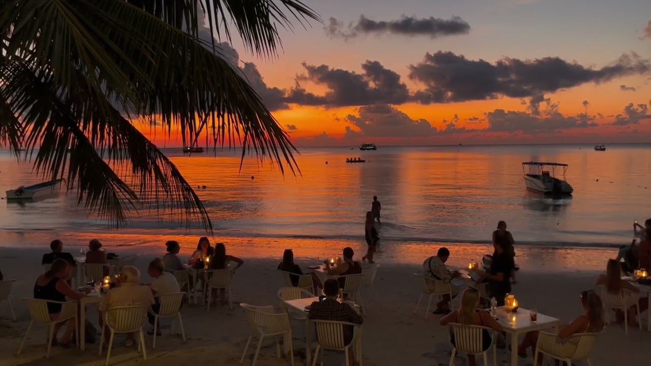 Beautiful sunset in Koh Tao, Thailand