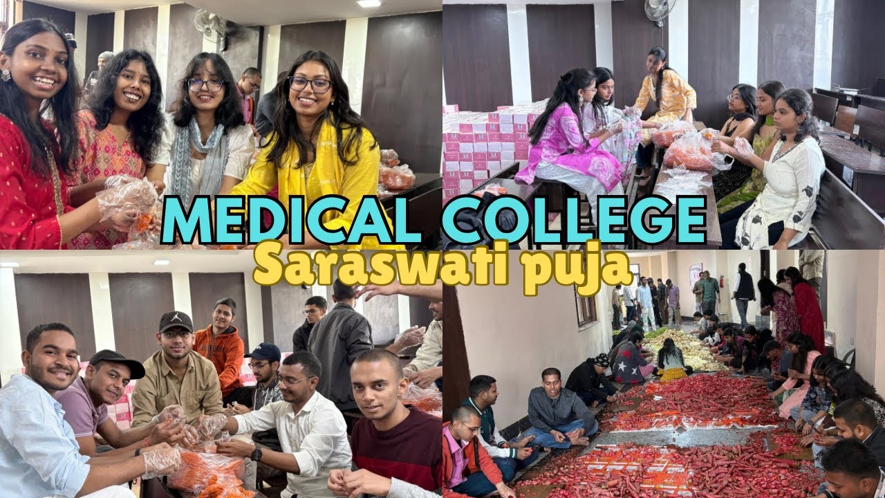 MEDICAL COLLEGE SARASWATI PUJA VLOG -02 | IGIMS PATNA 