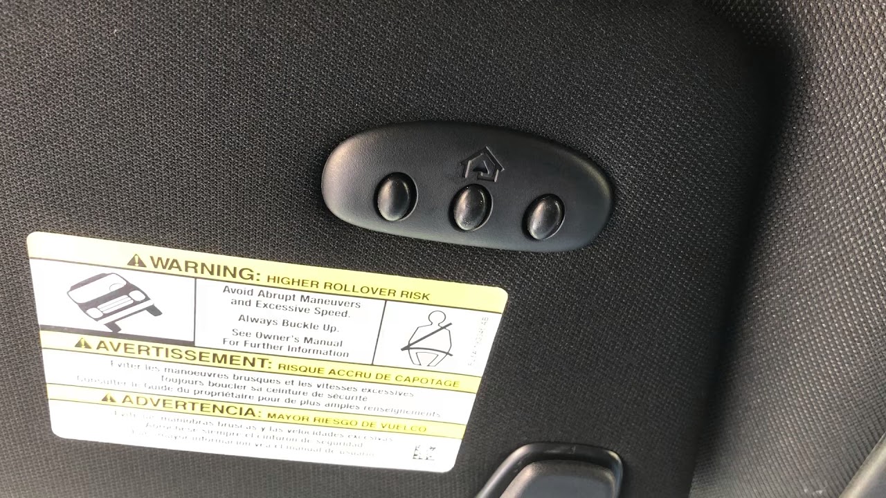 Programming Garage door on Ford with Genie