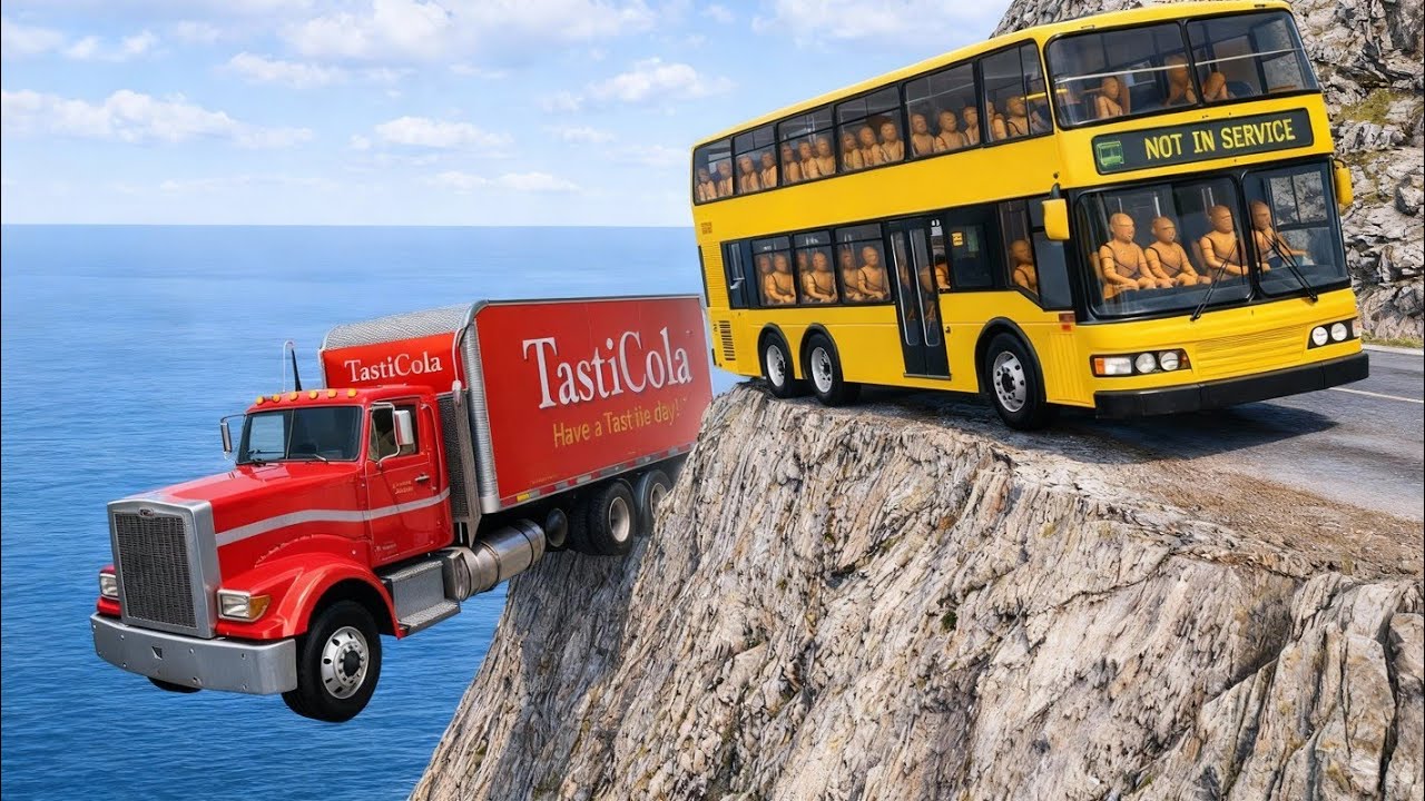 Cars vs Cliff Roads | Epic BeamNG Crashes (Ep #78)