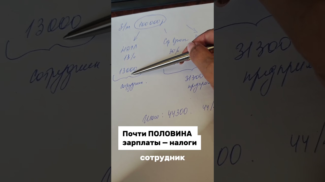 Почти ПОЛОВИНА зарплаты &mdash; налоги  #россия