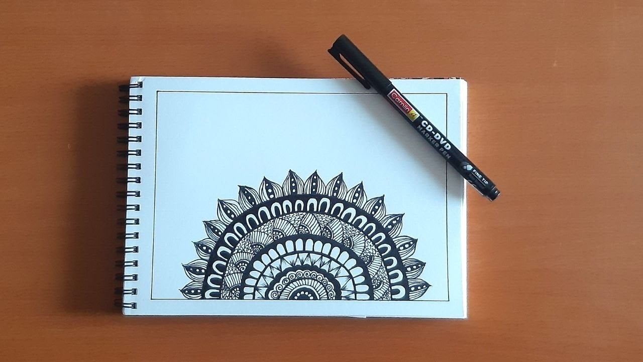 How To draw Mandala Art for beginners | Relaxing Mandala Art | Easy Mandala