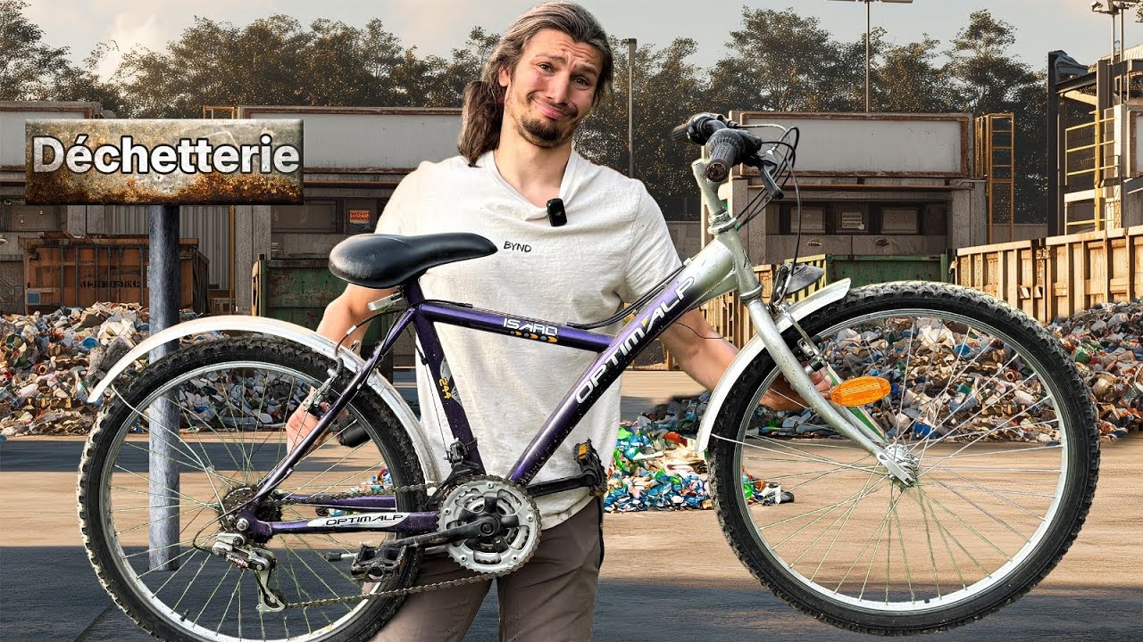 Faire une piste Noire avec un v&eacute;lo trouv&eacute; &agrave; la d&eacute;chetterie !