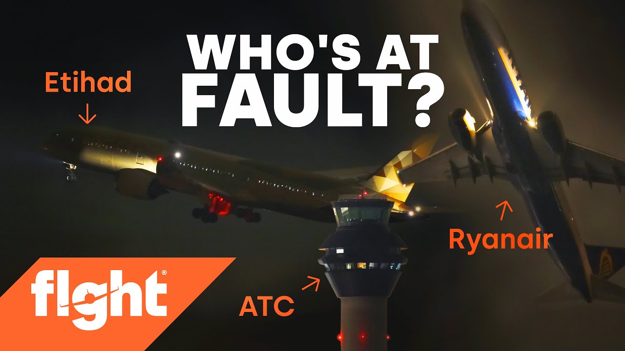 Конфликт Etihad и Ryanair на взлетно-посадочной полосе — с разницей в несколько секунд!