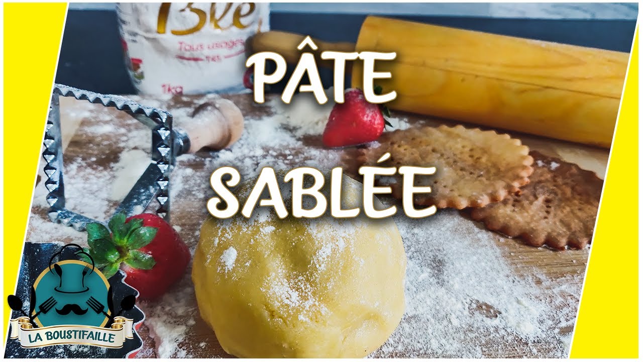 PÂTE SABLÉE SANS ROBOT  (Recette de Pierre Hermé)