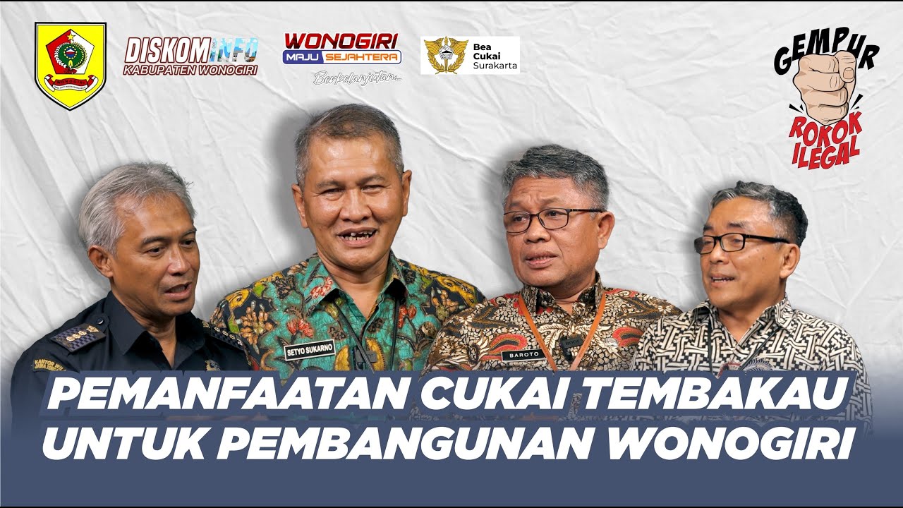 Bupati Wonogiri Bicara Peningkatan Kesejahteraan Lewat DBHCHT (Cukai Tembakau)