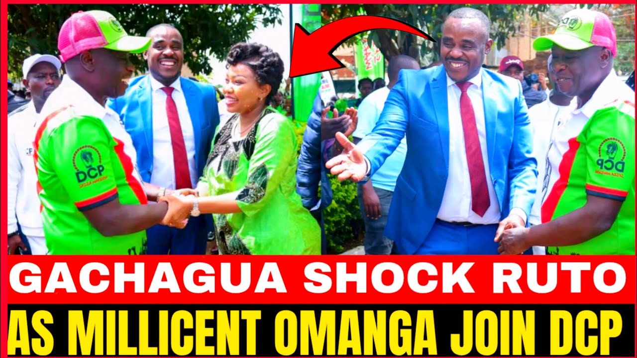 GACHAGUA SHOCK RUTO AS HEW WELCOMED MILLICENT OMANGA IN DCP PARTY