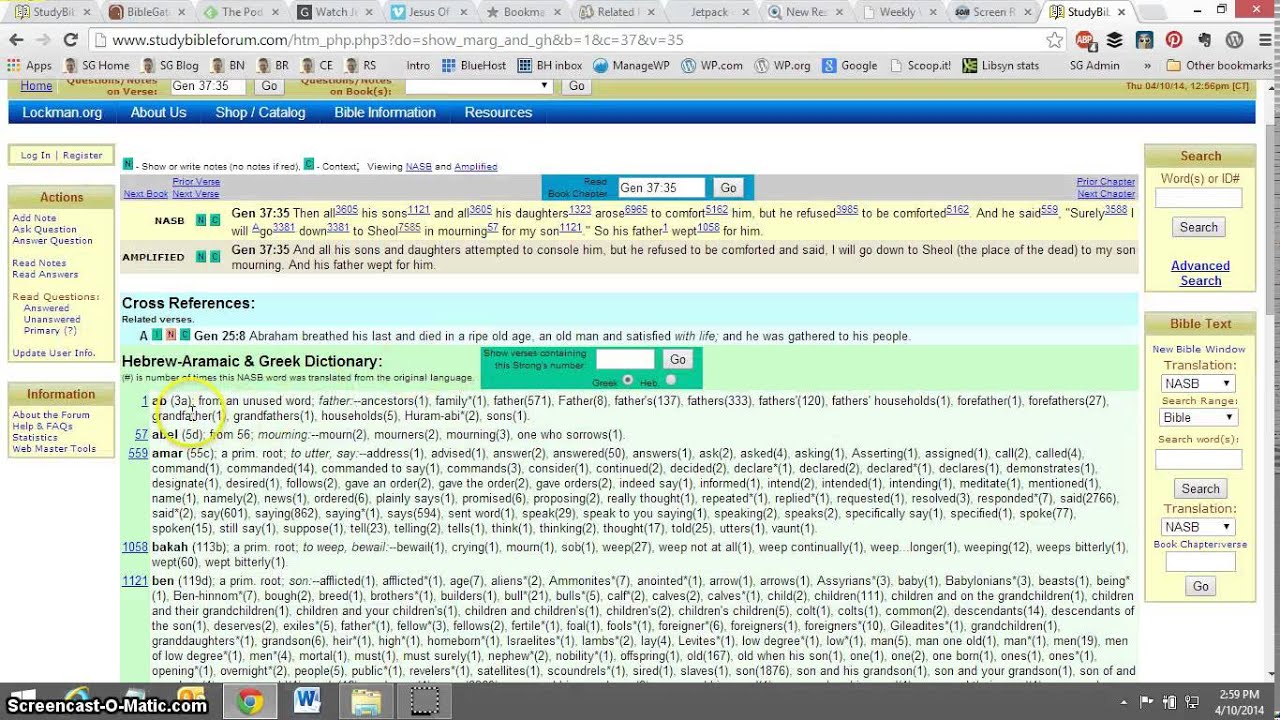 How to Study a Word in the NASB Using Strong's Concordance - Part 7 of 7
