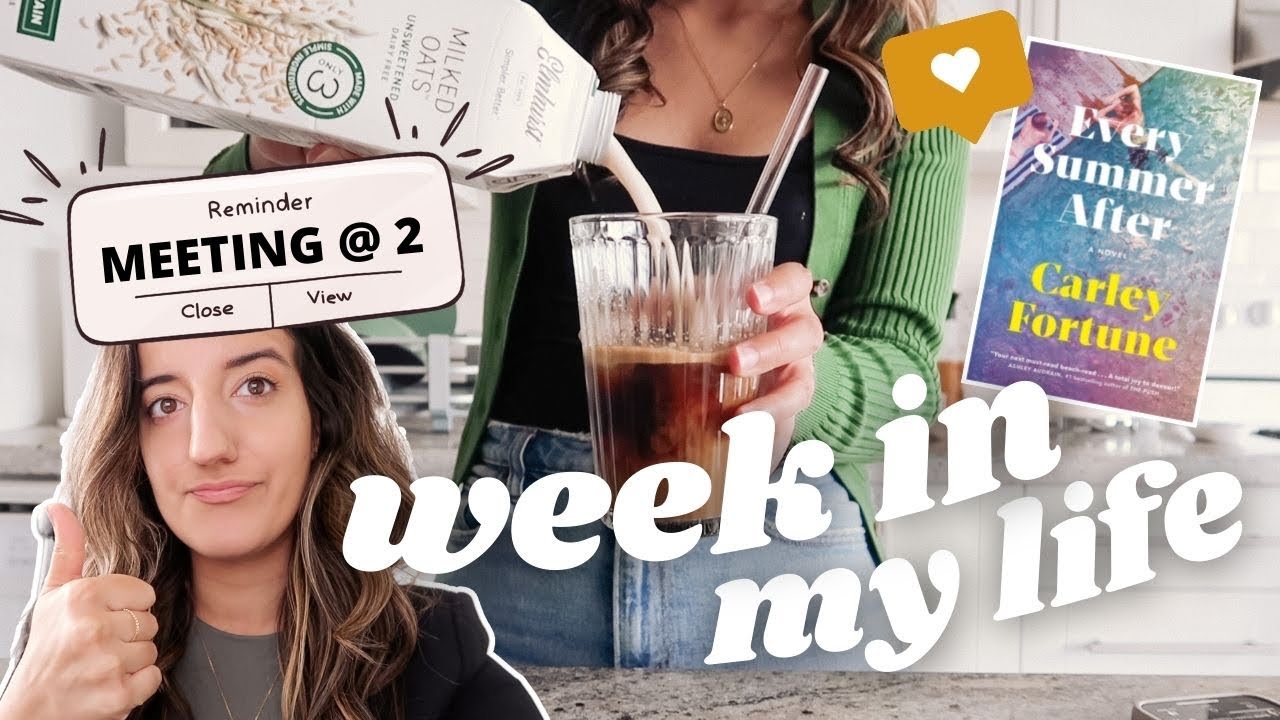WEEK IN MY LIFE | work stress, investing, summer BOOKS & fashion struggles