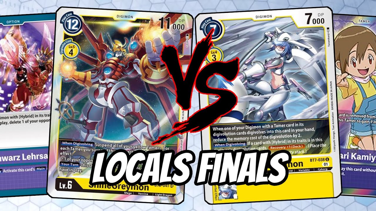 Yellow Hybrid vs Yellow Hybrid Locals Finals (Digimon TCG English BT7)