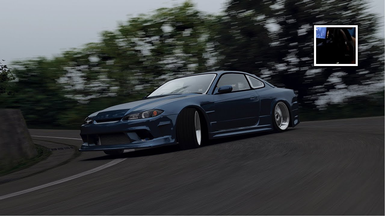 S15 Nagao Touge Downhill Drifting | Assetto Corsa (Logitech DFGT - Steering Wheel Gameplay)