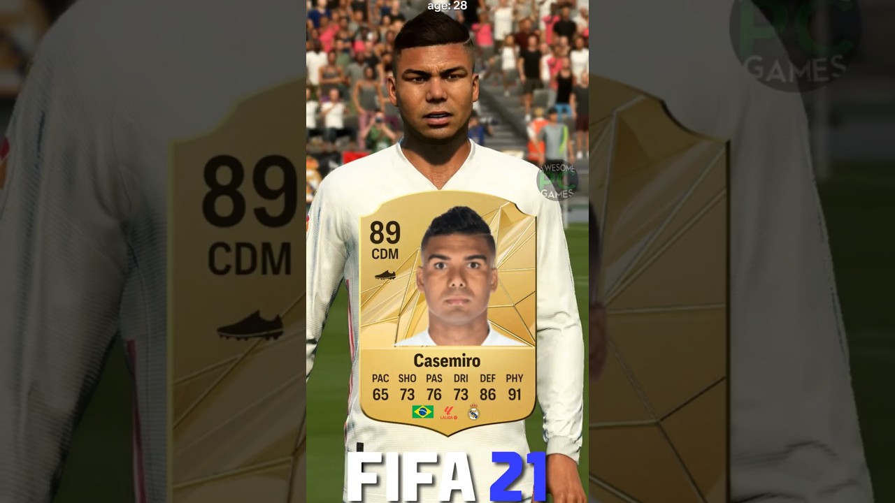 🇧🇷 CASEMIRO fifa evolution (11-25) #eafc25 #fc25 #fifa #casemiro #manutd