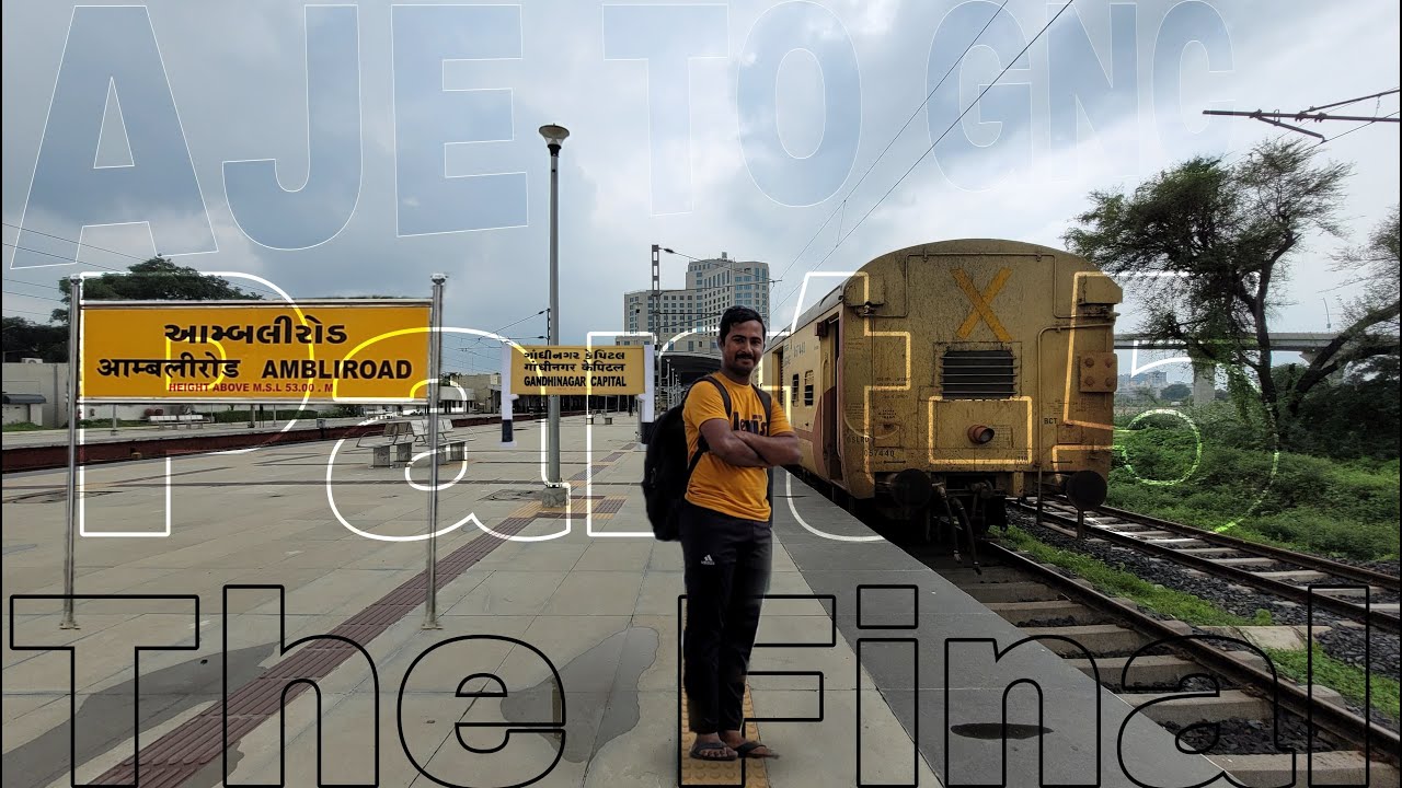 Anjar AJE To Gandhinagar Capital GNC | Journey Part-5 The Final Ambli Road TO Gandhinagar Capital
