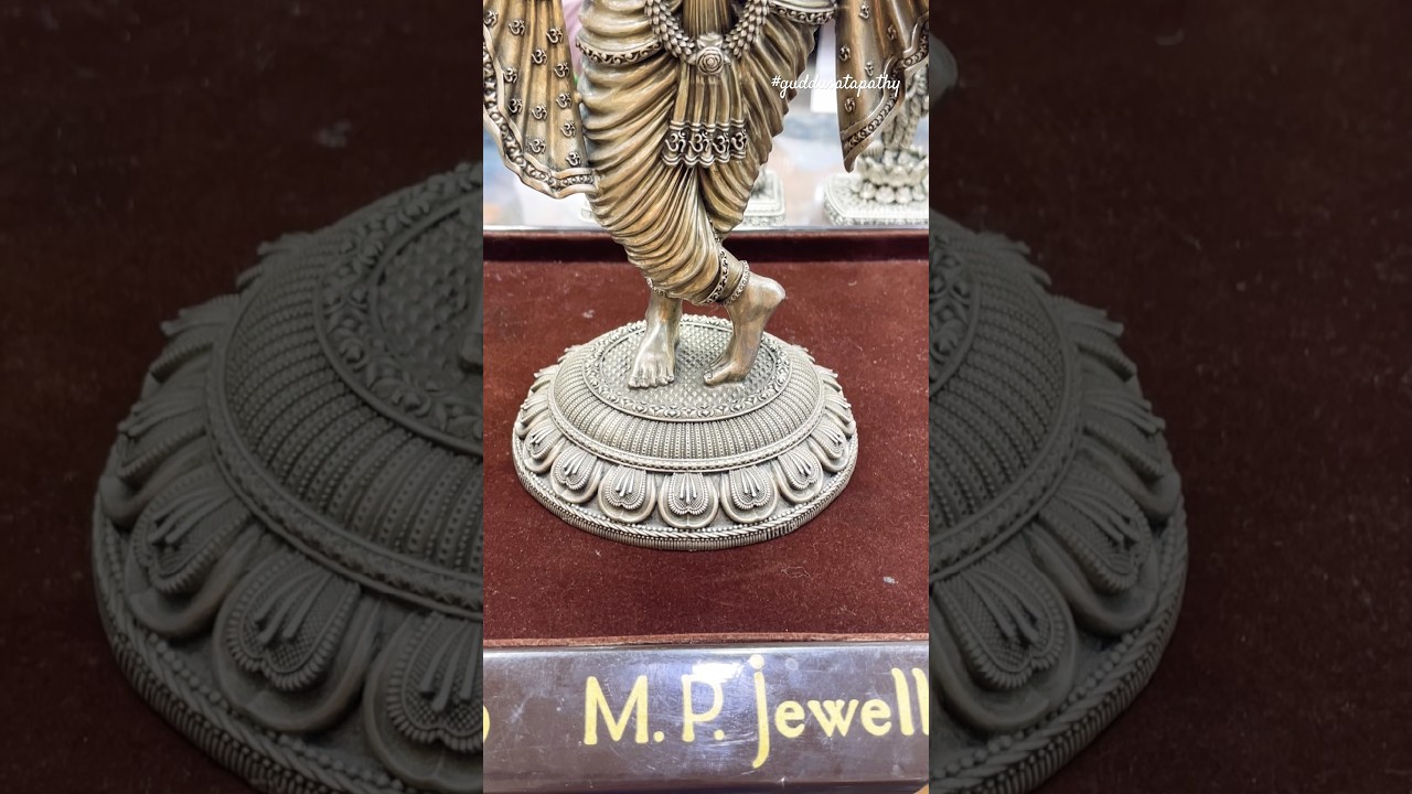 #silver #krishna #basuri #idol #devotional #traditional #mandir
