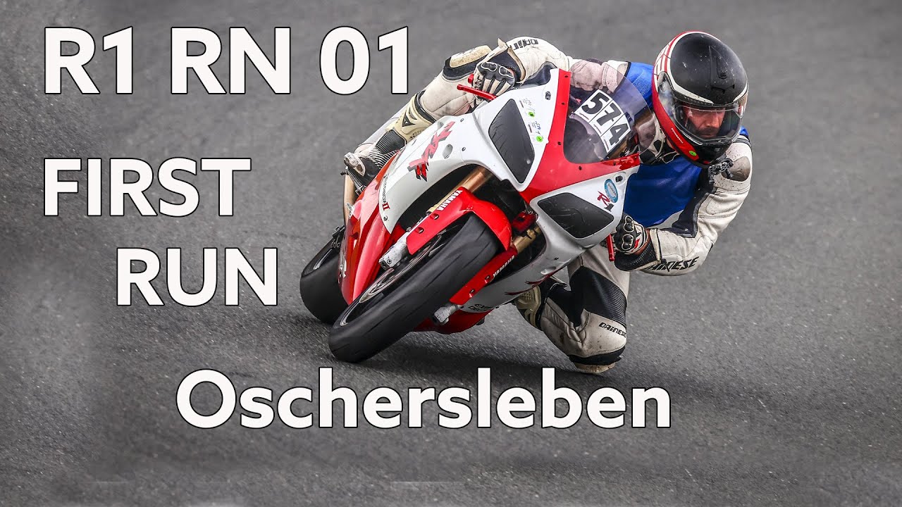 YAMAHA R1 RN 01 (Bj. 98) - first run with Hafeneger in Oschersleben 4Kᵁᴴᴰ