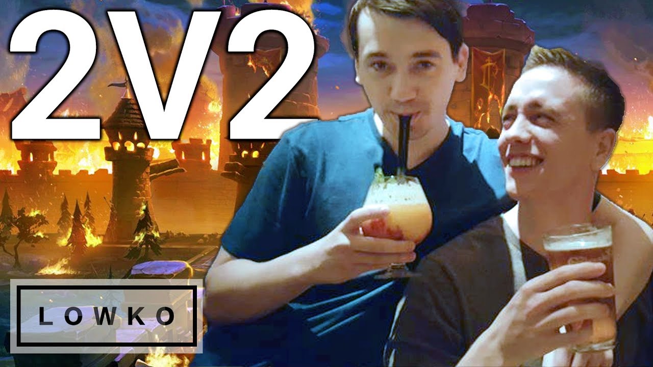 Warcraft 3: Lowko & Winter Play 2v2... Poorly!
