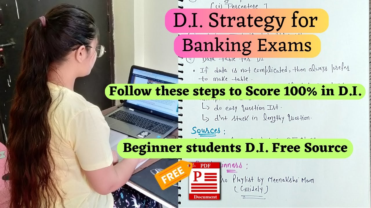 Data Interpretation Strategy for bank exams #banking #bankingaspirant #datainterpretation #rrb #ibps