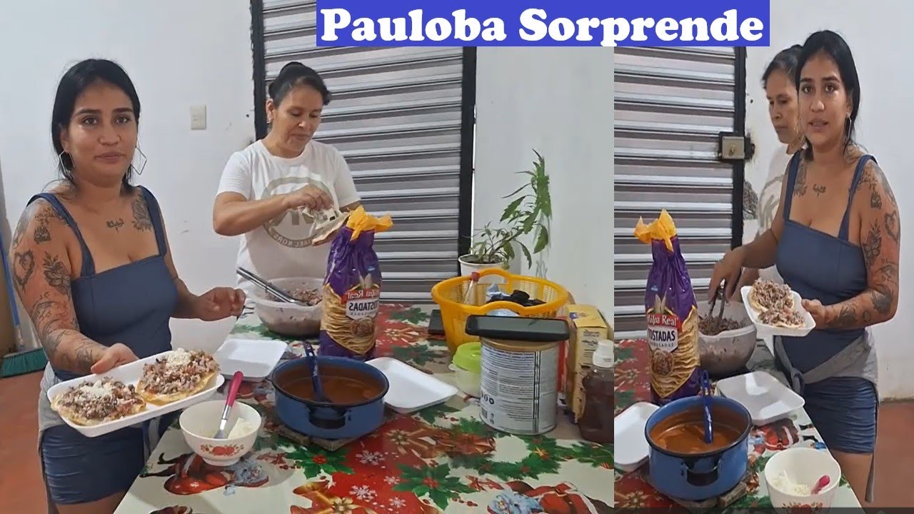 Pauloba Sorprende a Todos con  unas Tostadas de Salpicon😋