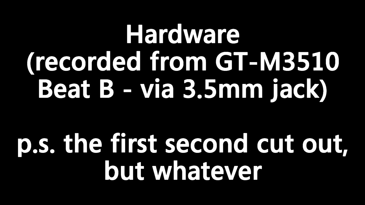 Samsung Swift soundbank variations comparison - Fanmade vs. Hardware