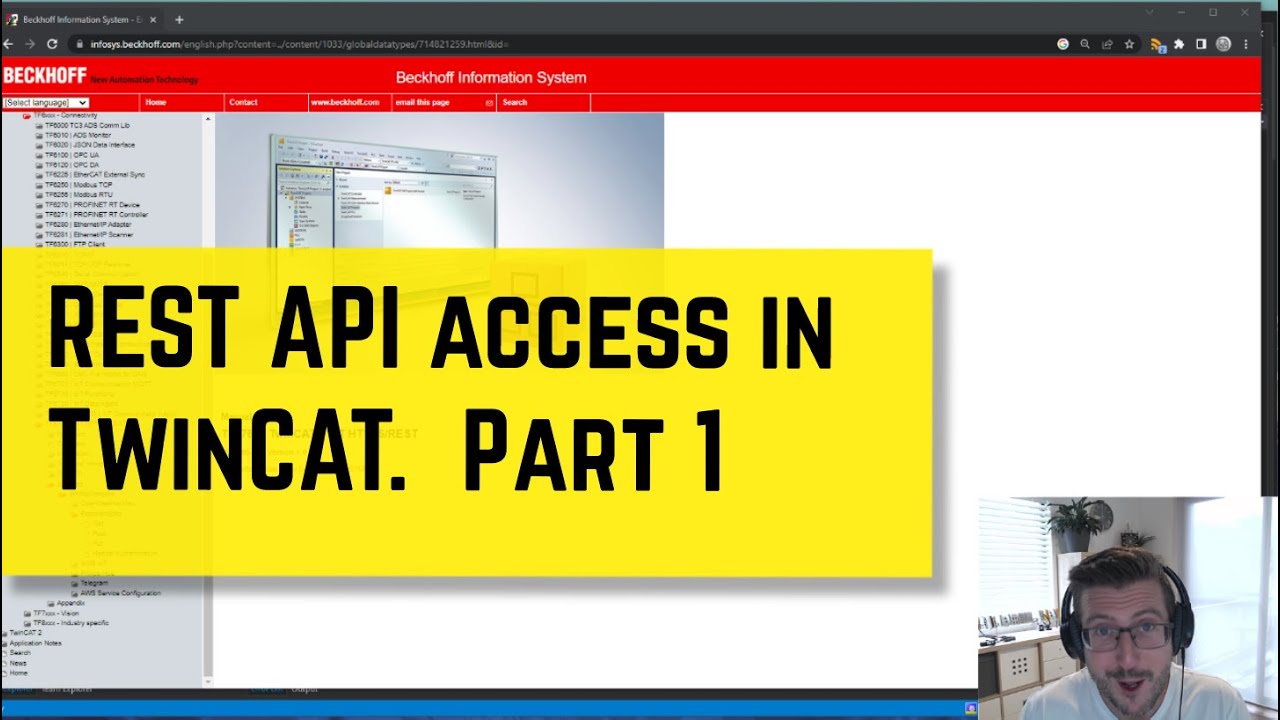 REST API Access in TwinCAT. Part 1