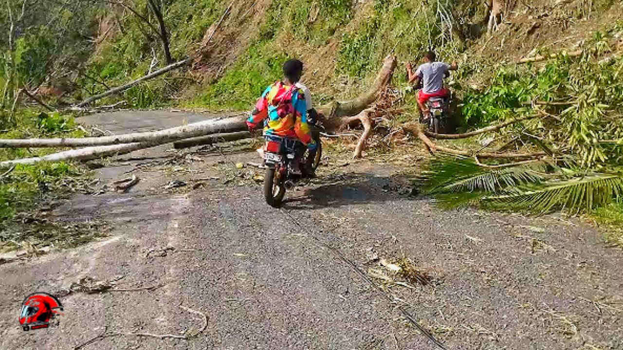Aftermath of Hurricane Melissa in Jamaica || Plus Having Some Fun Ft. Caution_Stunts | JM bike LIfe