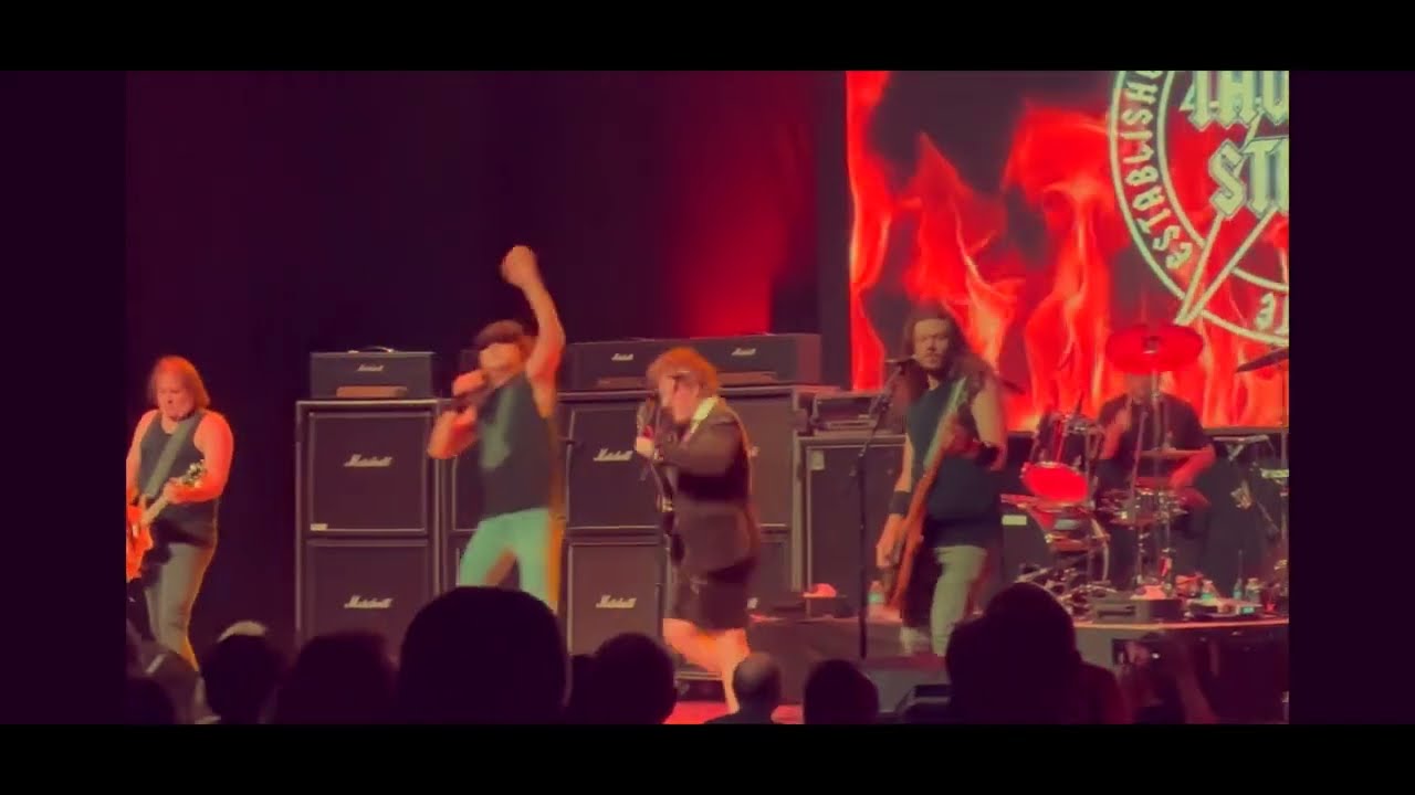 THUNDERSTRUCK: AMERICA'S AC/DC TRIBUTE - Live at the Arcada Theater, 2025 - Fillin' in as 