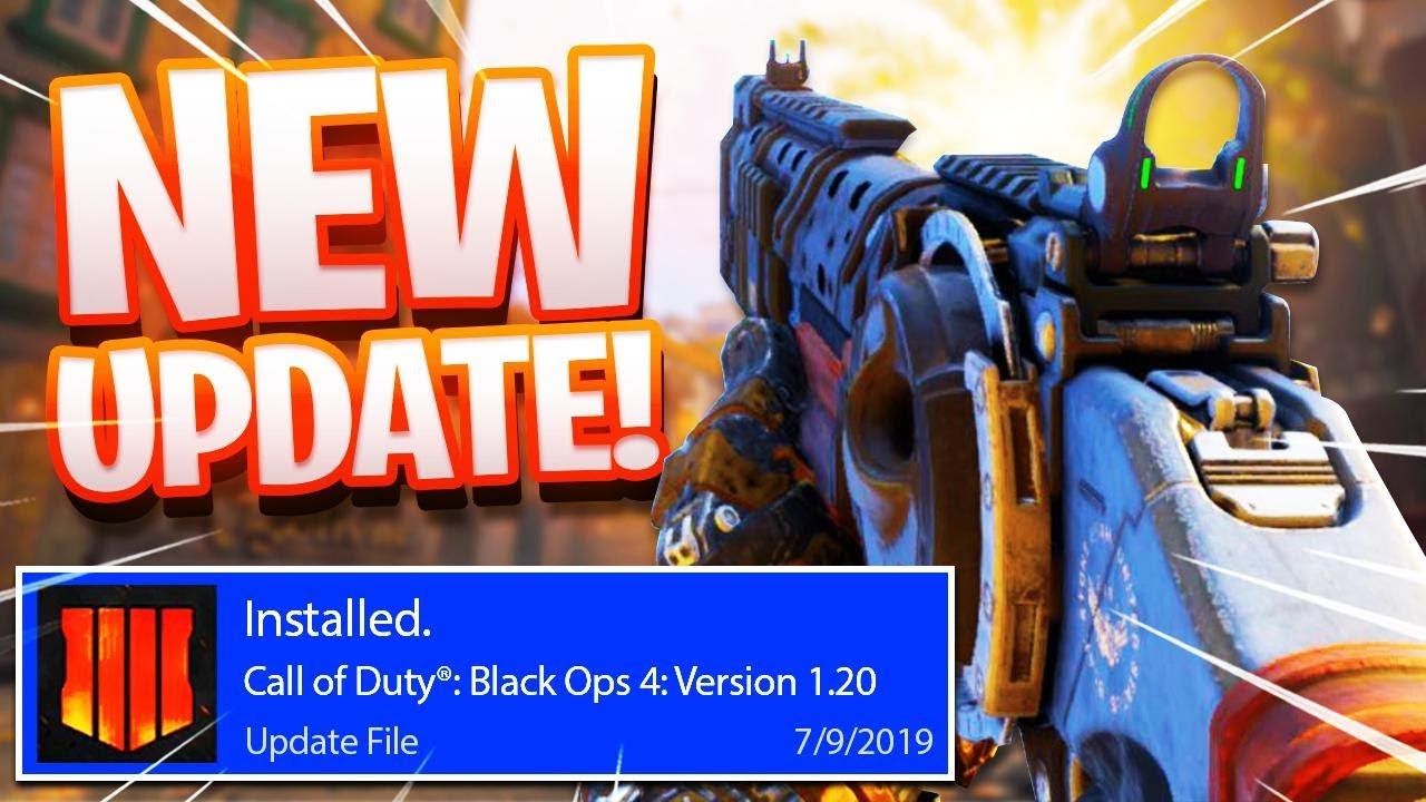 NEW Black Ops 4 1.20 Update.. (COD BO4)