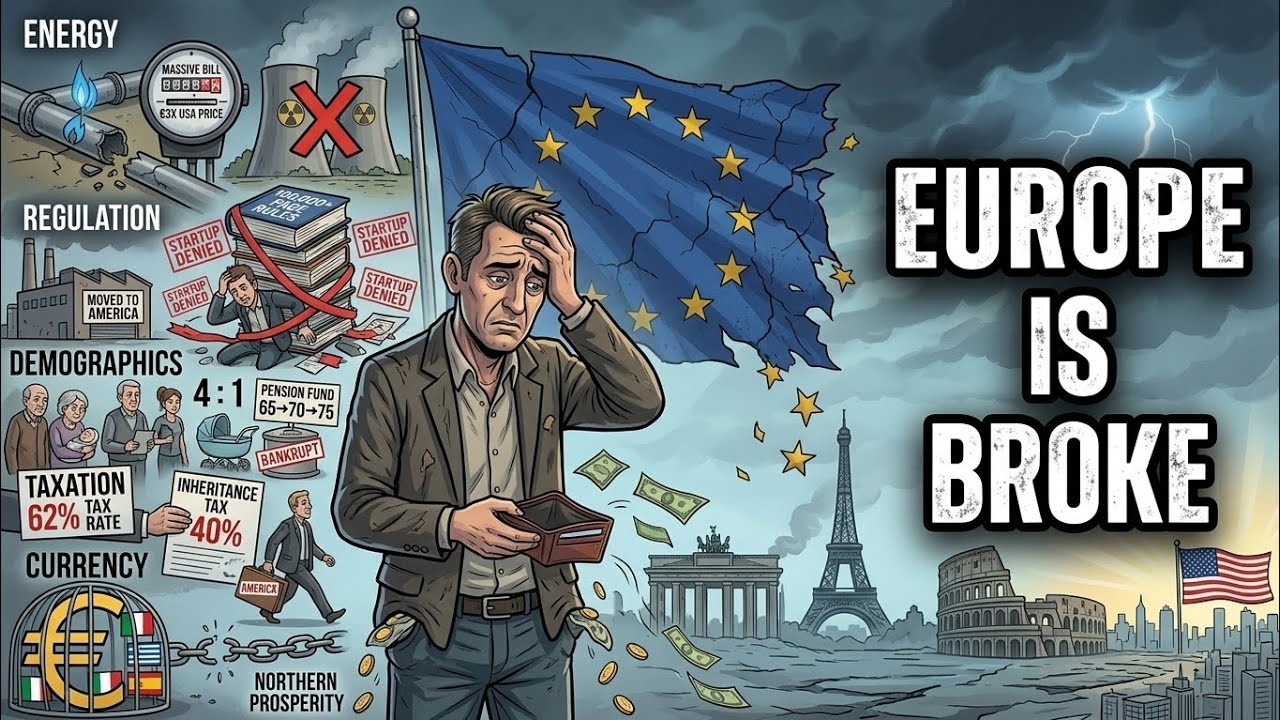 Почему Европа с каждым годом становится беднее (5 факторов, разрушающих европейское богатство)