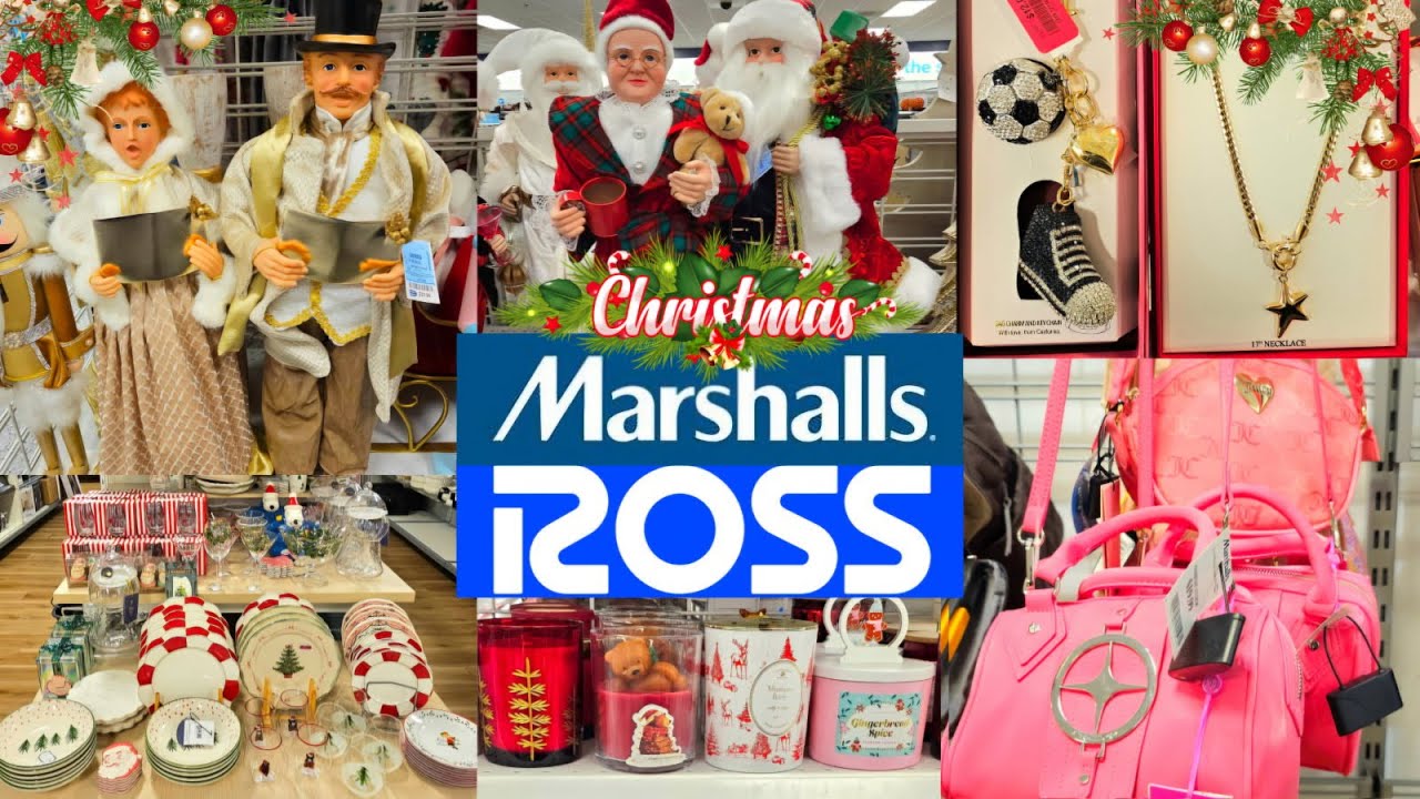 MARSHALLS AND ROSS COME SHOP WITH ME РОЖДЕСТВО 2025 🎁🎄🎅