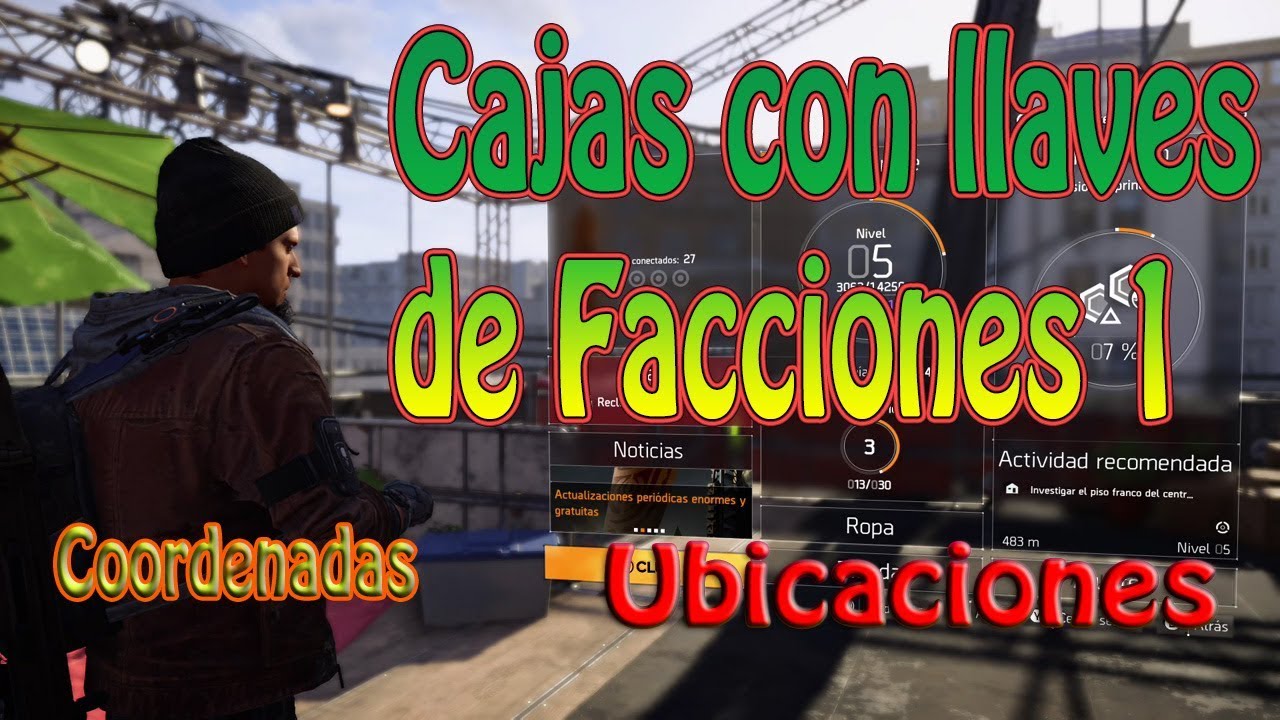 Cajas de Llaves de Facciones 1 Ubicaciones - The Division 2