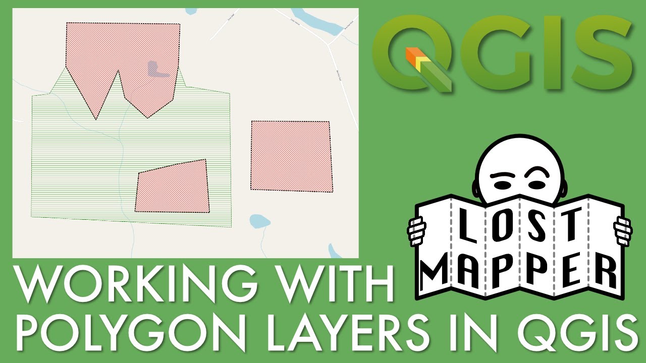 Работа с полигональными слоями в QGIS