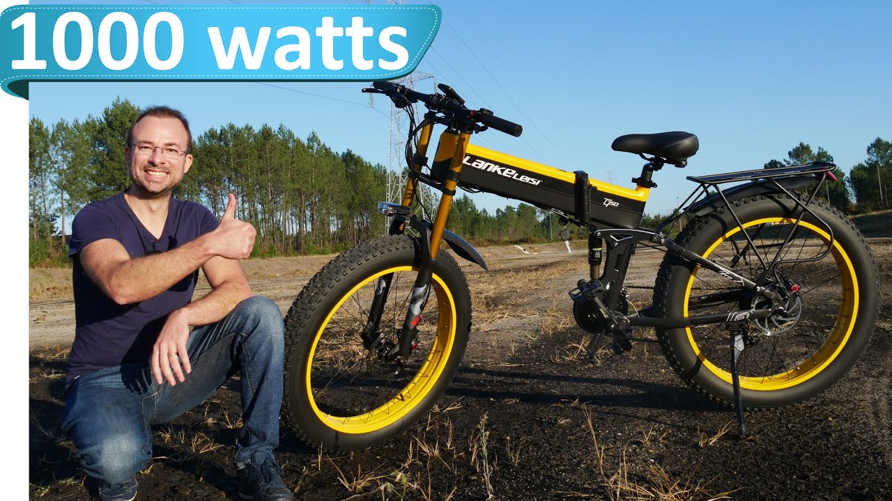 Lankeleisi XT750 Plus ❤️ Test d'un GRAND Fatbike électrique de 1000w