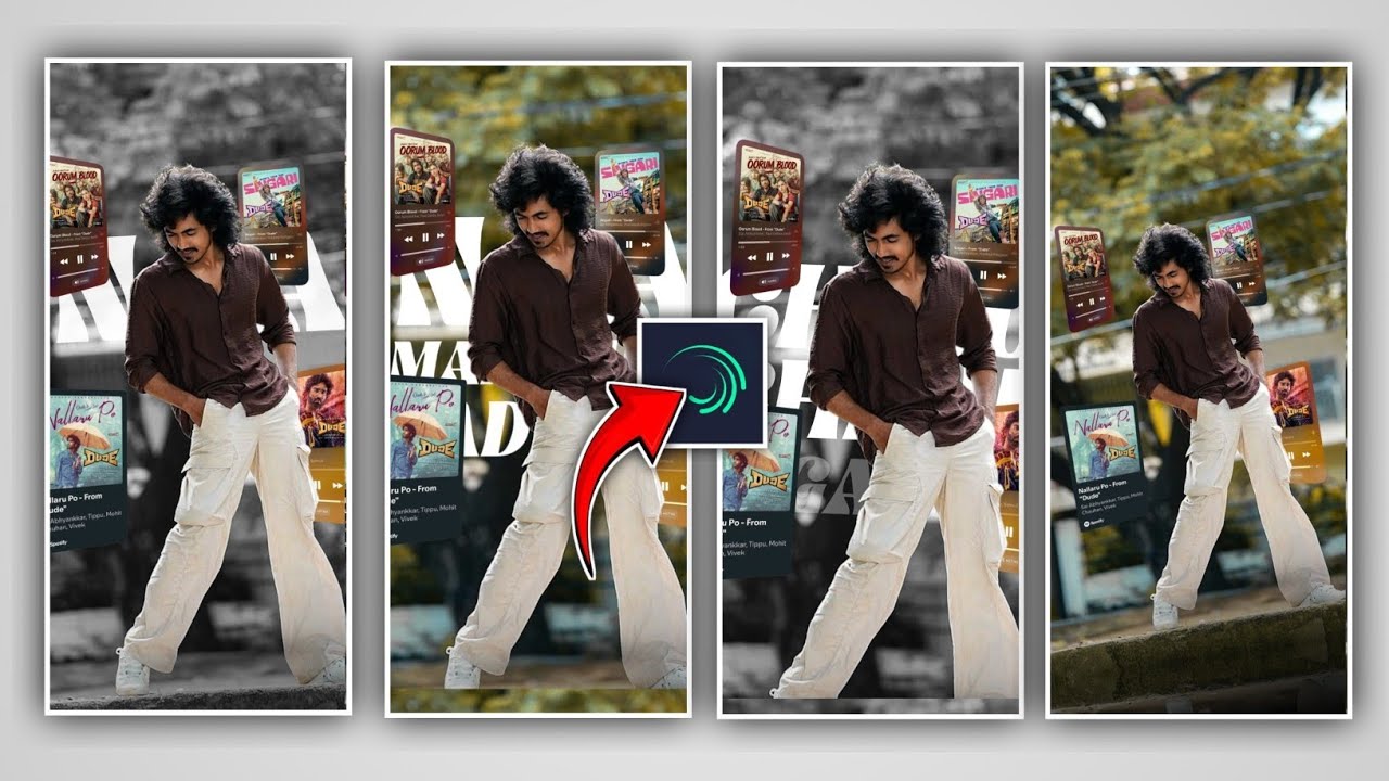 🔥 New Trending Album Song 💖 | AI Lyrical Video Edit | Alight Motion + Gemini AI | Viral Reel