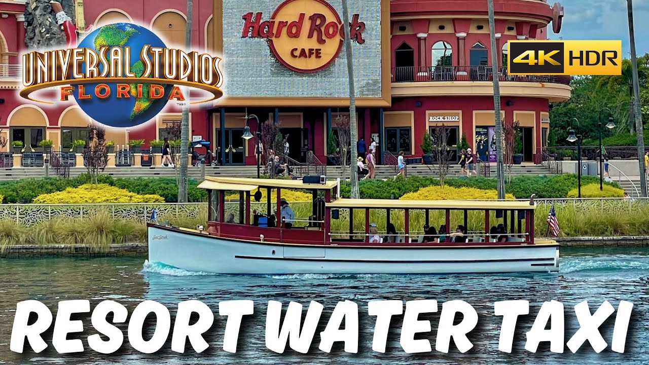 Universal Orlando Resort Water Taxi Ride To Sapphire Falls Resort