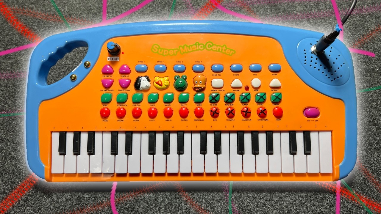 Circuit Bent Super Music Center Keyboard | Pitch | Glitch | Touch