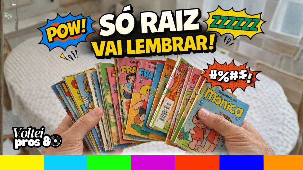 Turma da Mônica Anos 80 / Você colecionava esses gibis? / Quiz da Saudade