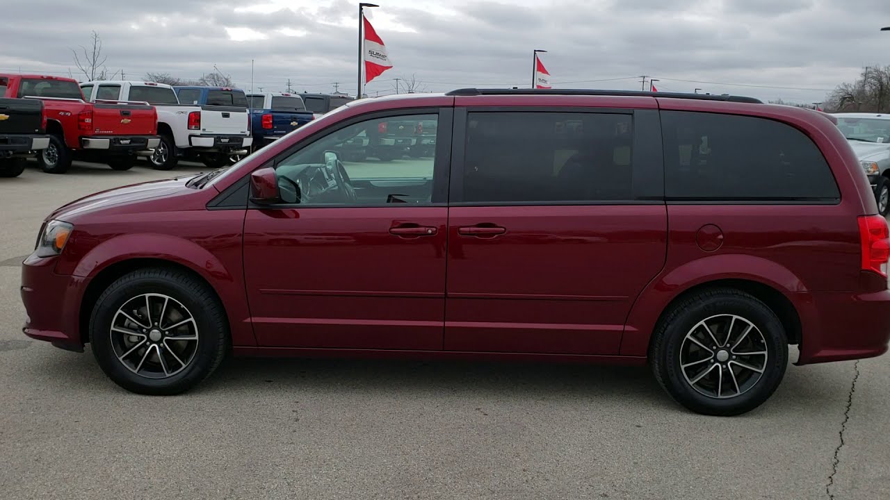 2017 DODGE GRAND CARAVAN GT MINIVAN OCTANE RED WALKAROUND SOLD! 9937