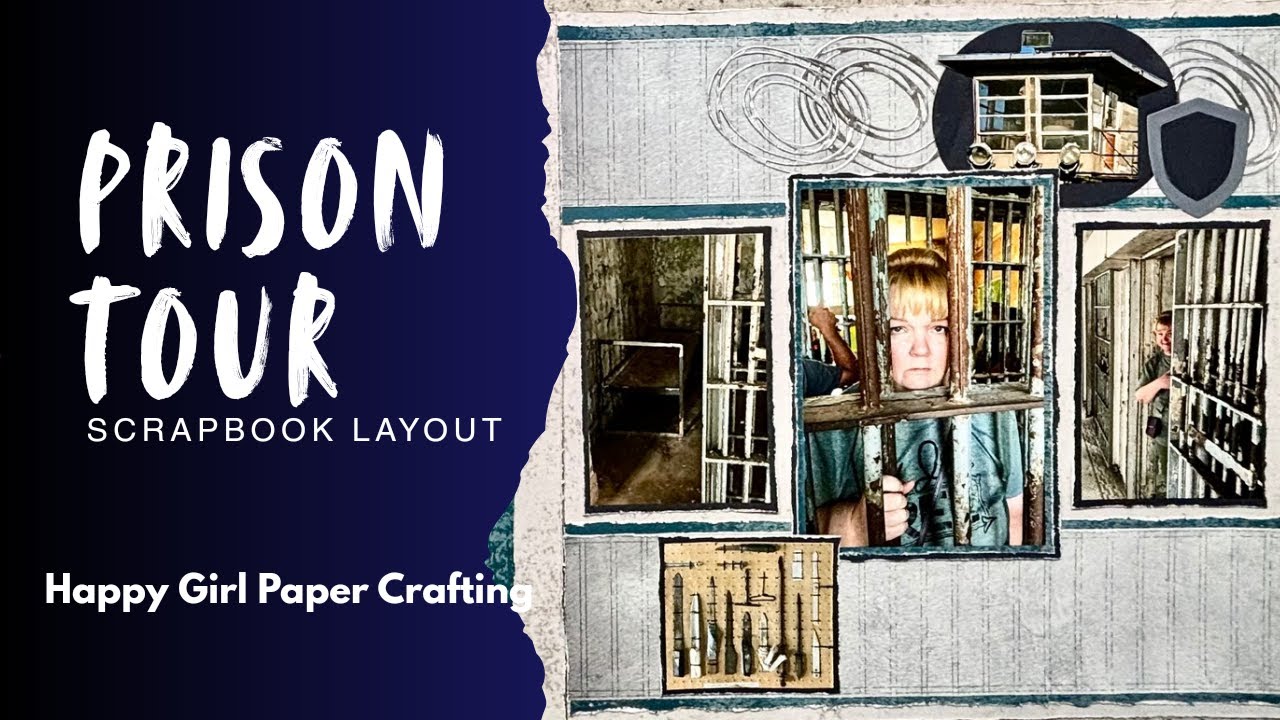 Scrapbook Layout Tutorial- Using Photos to Embellish | Prison Tour | Stampin’Up! Nature Walk