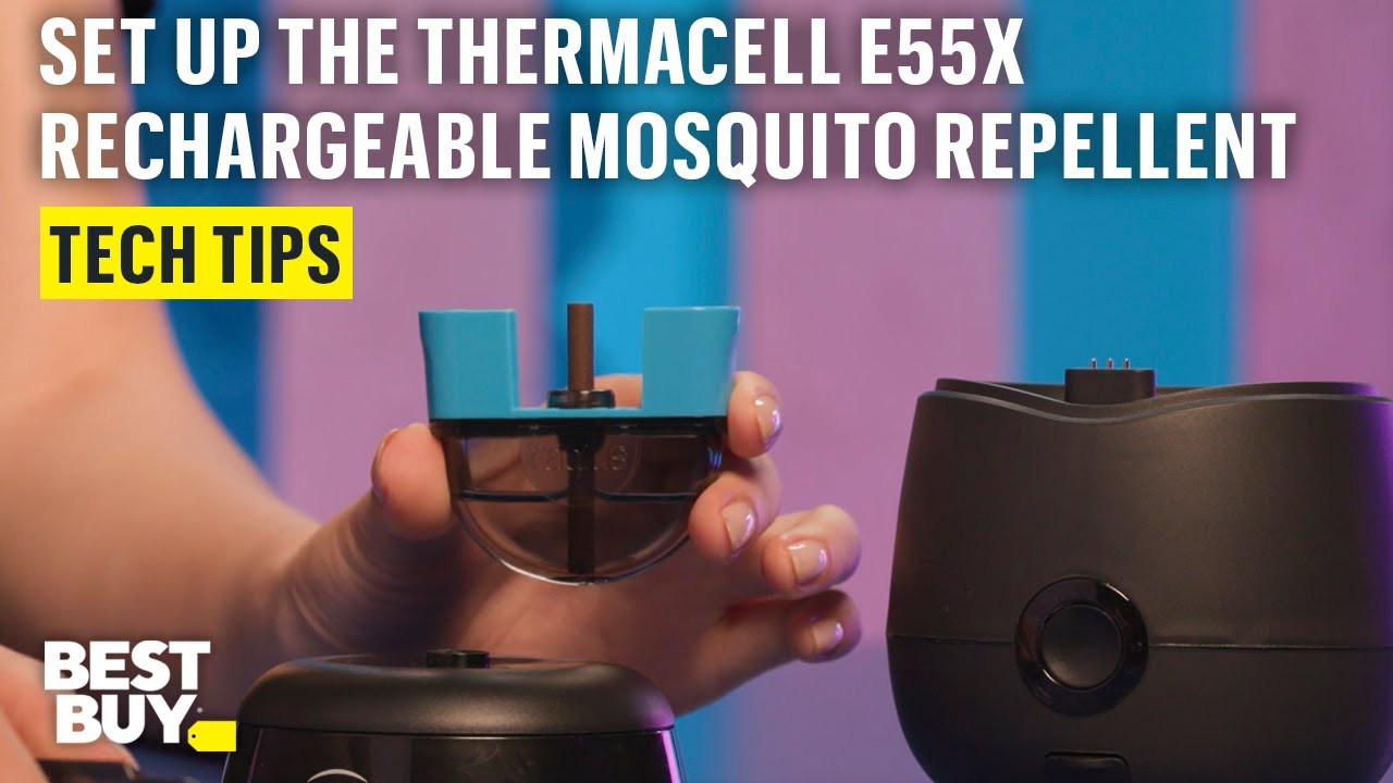 Подготовка к первому использованию аккумуляторного отпугивателя комаров Thermacell E55X &mdash; технические советы от Best Buy