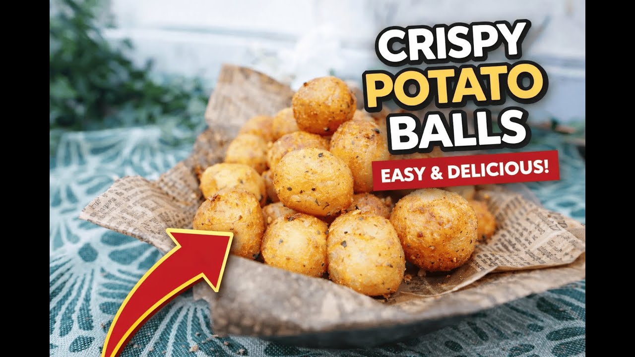 Crispy Potato Balls – Golden & Crunchy Outside, Soft Inside 😍