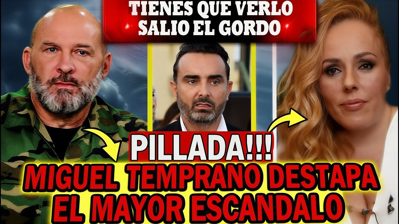 💥¡SE LÍA PARDA! ROCIO CARRASCO PÁLIDA por MIGUEL TEMPRANO y FIDEL ALBIAC HUNDIDO