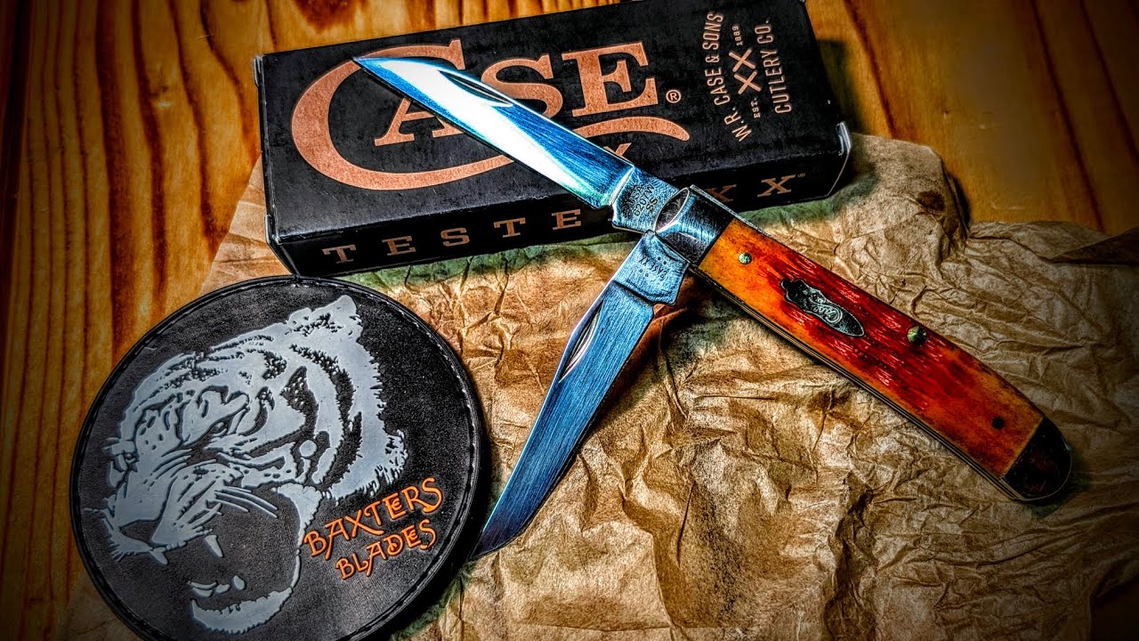 Case Tequila Sunrise MinI Wharncliffe Trapper Unboxing 