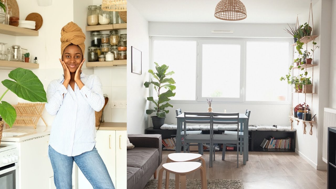 HOME TOUR - Mon appartement minimaliste , 40m2 proche de PARIS