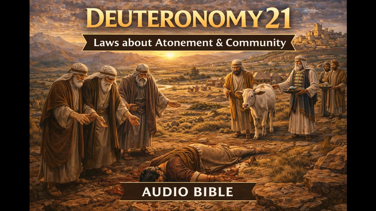 📖 Deuteronomy 21 (Audio Bible) | Responsibility, Mercy, and God’s Order