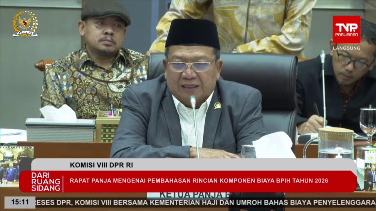 BREAKING NEWS - KOMISI VIII RDP PANJA DENGAN KEMENTERIAN HAJI & UMRAH RI, SEKJEN &  KEMENKES RI