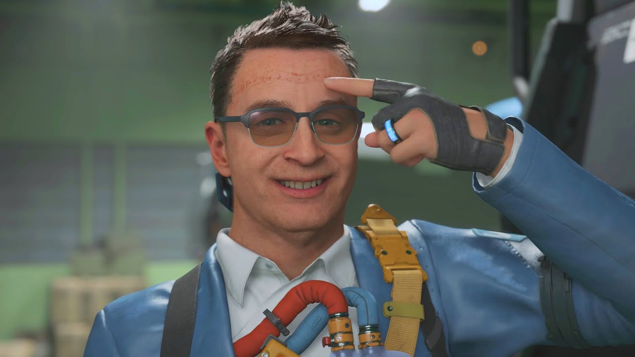 Heartman reveals his identity when his heart stops - Death Stranding 2