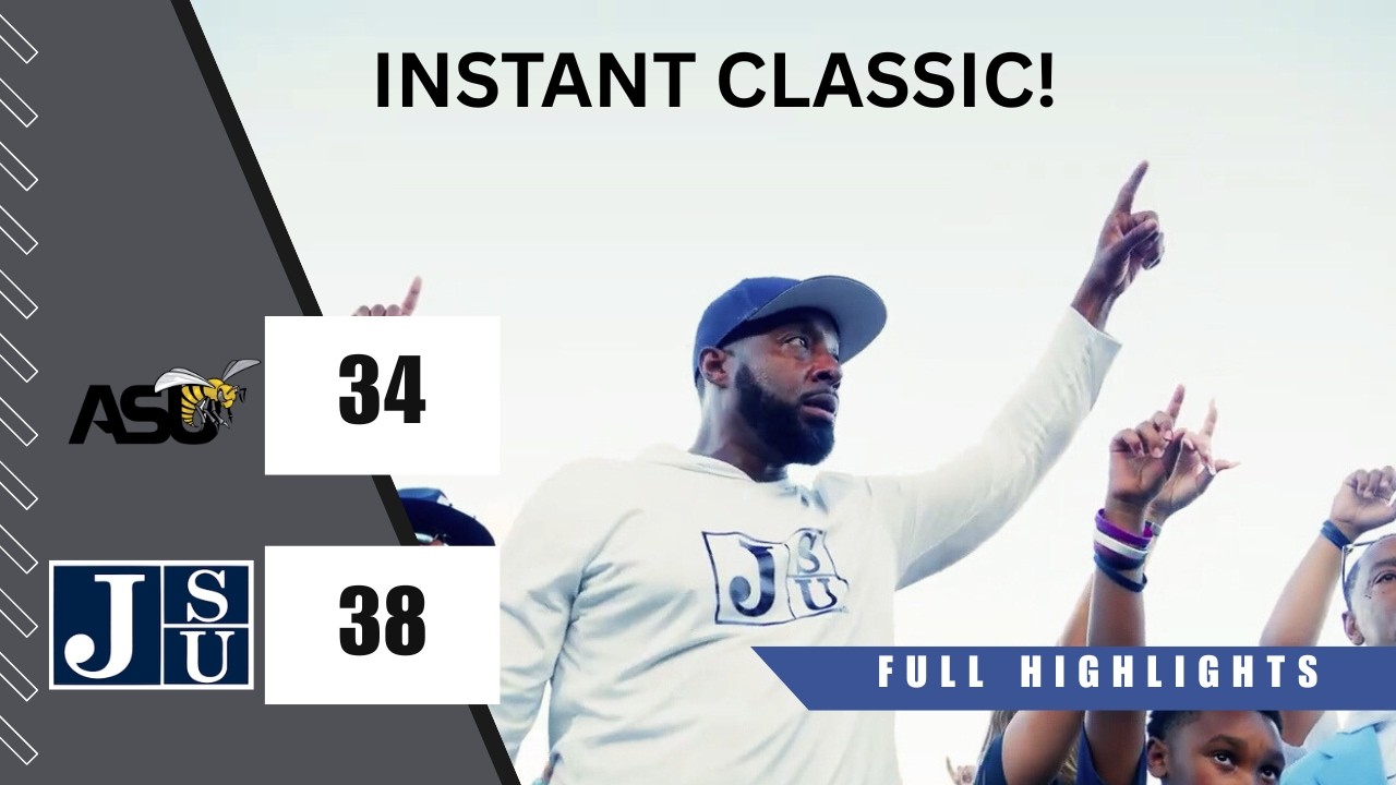 SWAC GAME OF THE YEAR! JACKSON STATE - ALABAMA STATE WAS AN INSTANT HBCU CLASSIC!  | HBCUGameDay.com