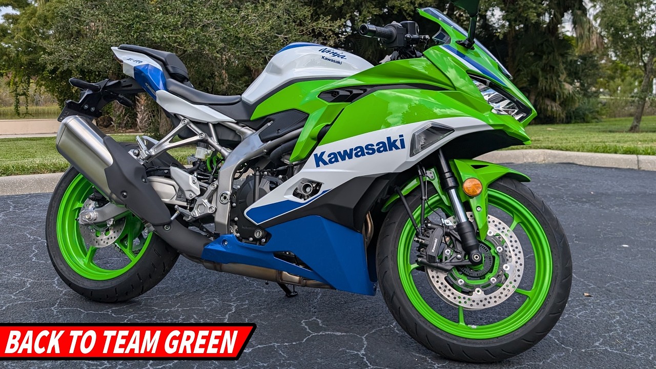 I just bought the NEW Kawasaki Ninja ZX-4RR // Bye Yamaha?
