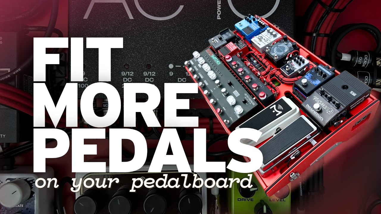 4 ways to fit more on your pedalboard